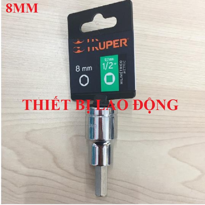 Đầu tuyp ra đầu lục giác 8mm lục giác Truper 13282