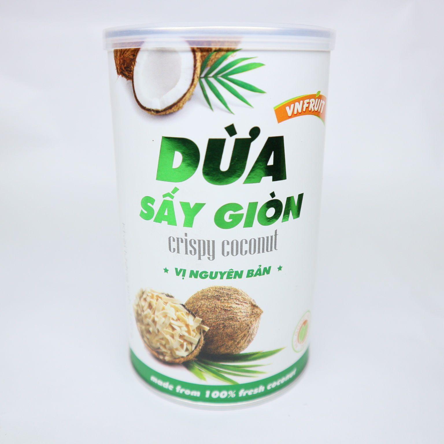 Dừa sấy giòn lương gia - 120gr
