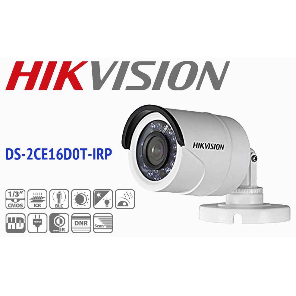 Camera 2.0 hdtvi 2mp hikvision ds-2ce16dot-irp