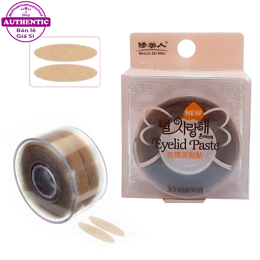 Cuộn dán kích mí eyelid paste dạng lưới 300 miếng