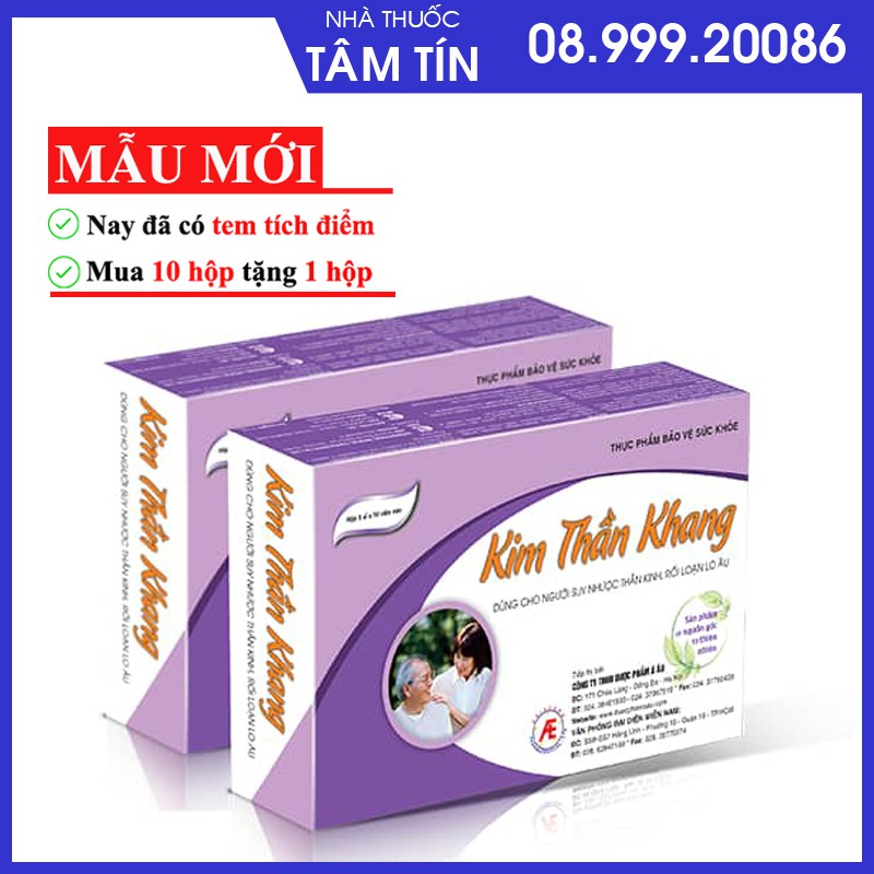 [ TÍCH ĐIỂM MUA 10 TẶNG 1 ] Hộp Kim Thần Khang hộp 30 viên