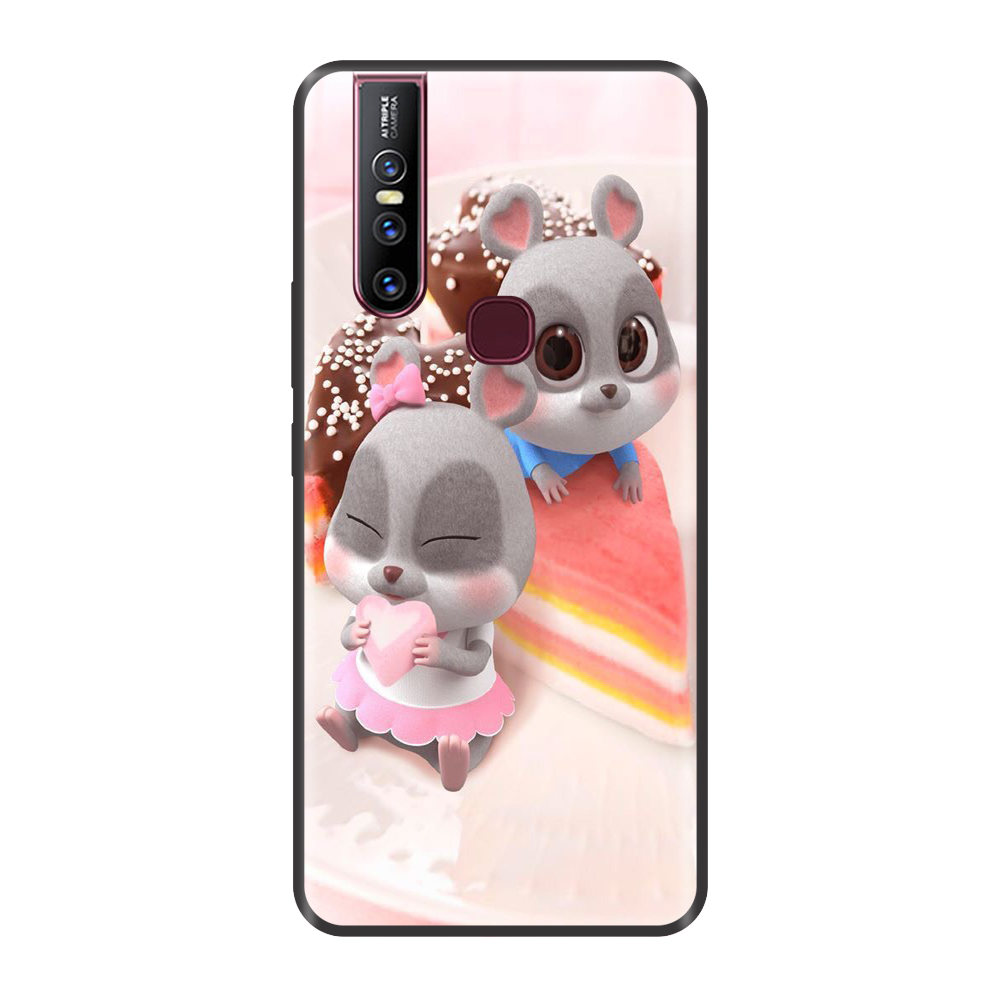 Ốp lưng tpu viền dẻo cho điện thoại vivo v5 /v5 plus /v7 /v7 plus /v11 /v11i /v15 chuột xuân tỏ tình