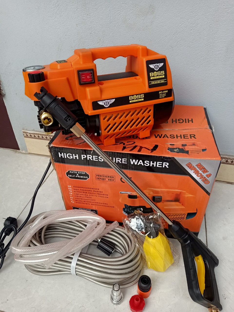 Máy rửa xe boss 3500w