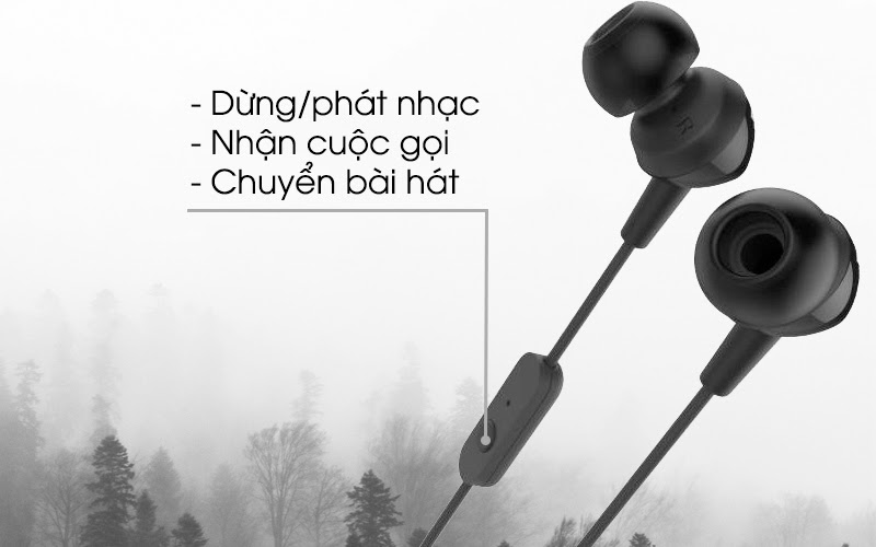 Tai nghe EP Nhét tai JBL C150SIUBLK Đen Chính hãng BH 12 tháng Tai nghe EP Nhét tai JBL C150SIUBLK Đen Chính hãng BH 12 tháng