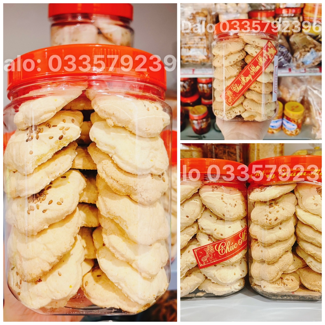 Bánh mì xốp Quảng Ngãi hủ 400gr - Bánh xớp mè Quảng Ngãi - Thịnh Duyên Shop
