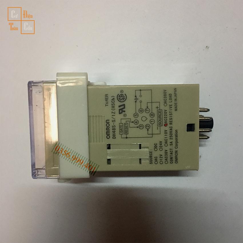 Rơle thời gian (Timer) Omron DH48S-2Z DH48S-1Z (Kèm đế) Relay thời gian Công tắc hẹn giờ DH48S