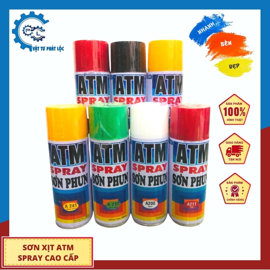 Sơn xịt atm đủ màu tiện lợi 400 ml