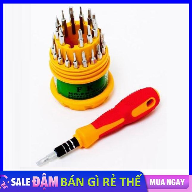 Bộ tô vít đa năng 31 đầu - hộp tròn