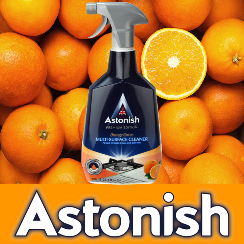 Bình xịt vệ sinh bếp hương cam Astonish C6790-750ml