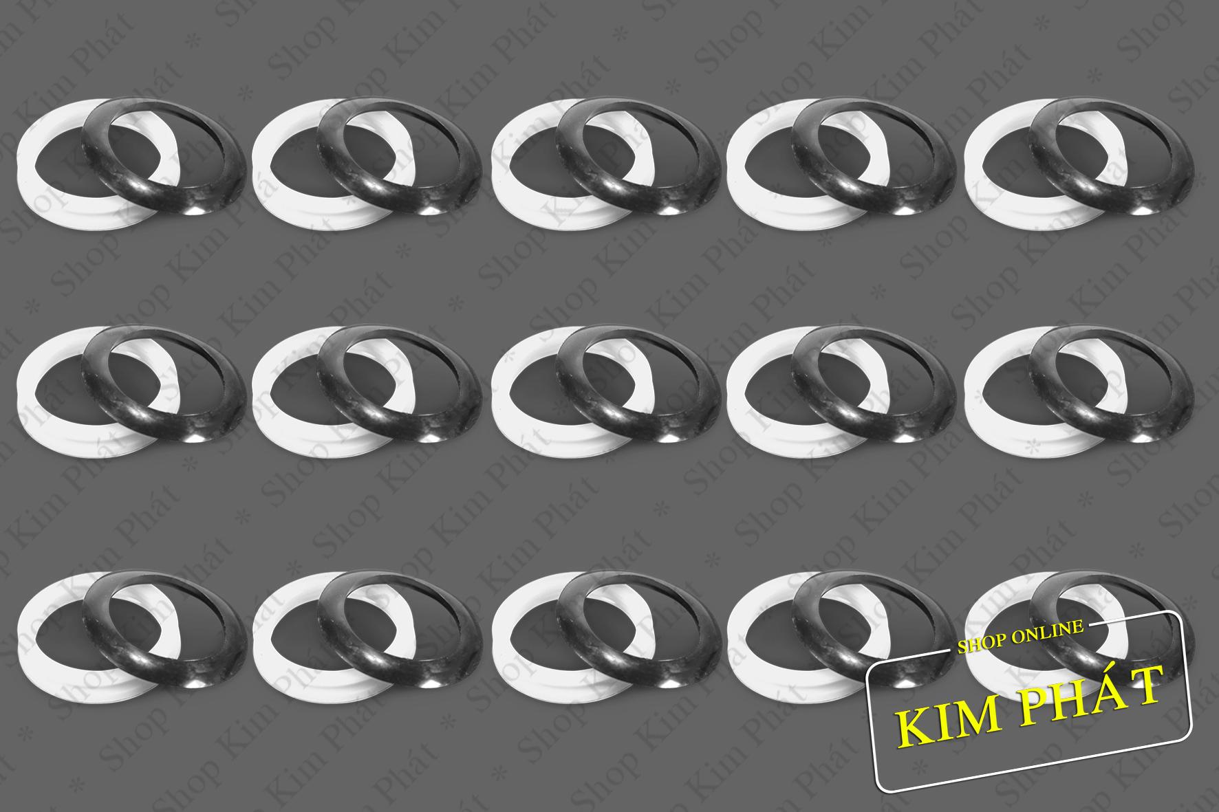 [HCM]Bộ 15 ron (gioăng) silicon ống thủy tinh phi 58 + ron cao su chắn bụi dùng cho máy nước nóng NLMT