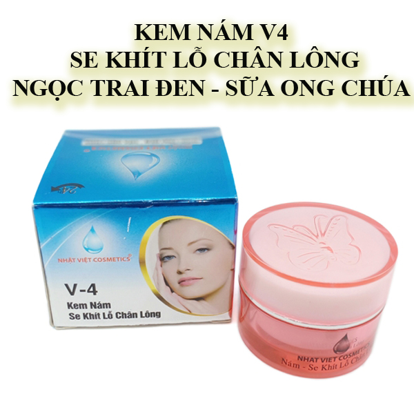 Kem nám se khít lỗ chân lông V4 Nhật Việt Ngọc Trai Đen Sữa Ong Chúa 6g - Helena Cosmetics