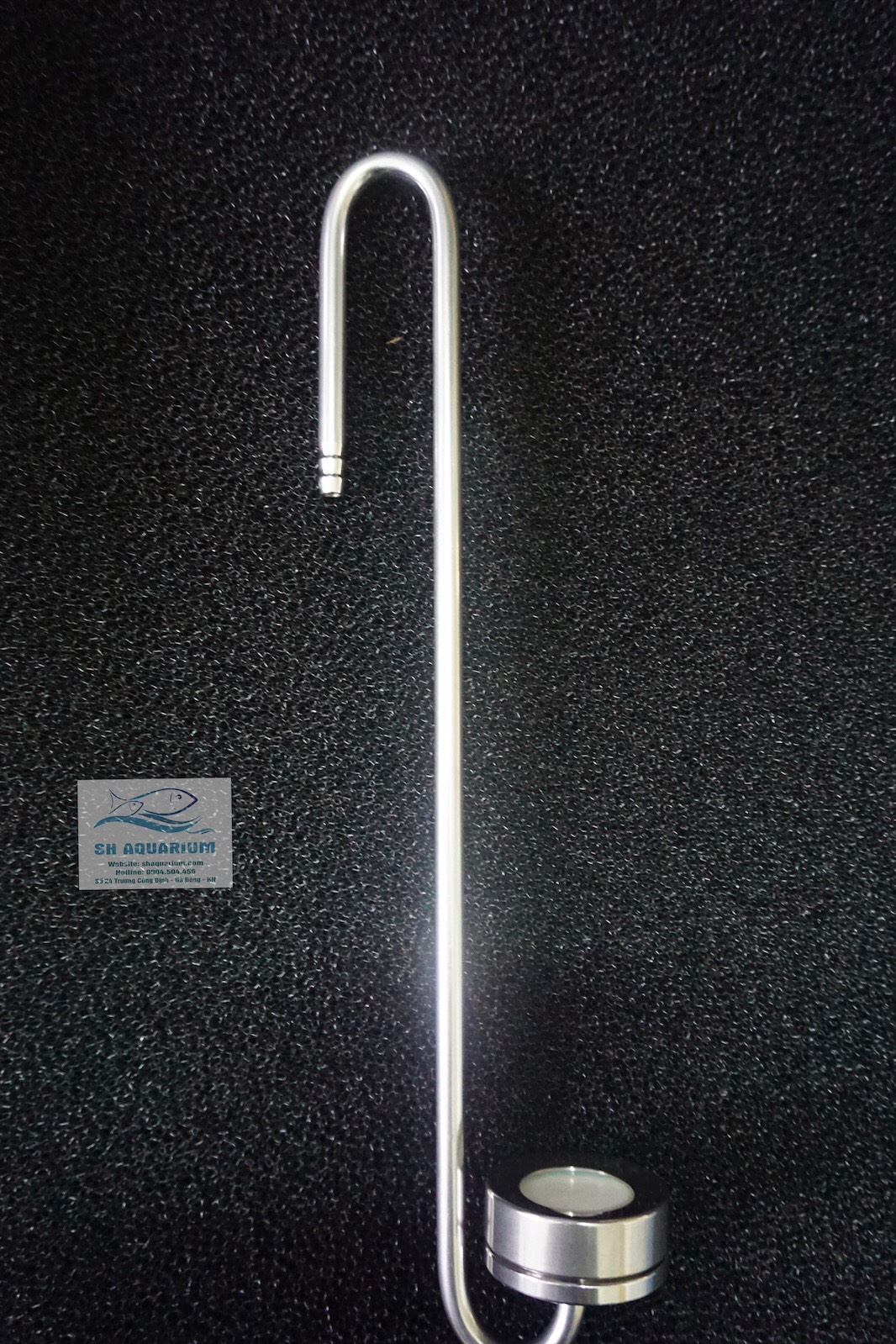 Sủi co2 inox treo thành bể mufan 30cm