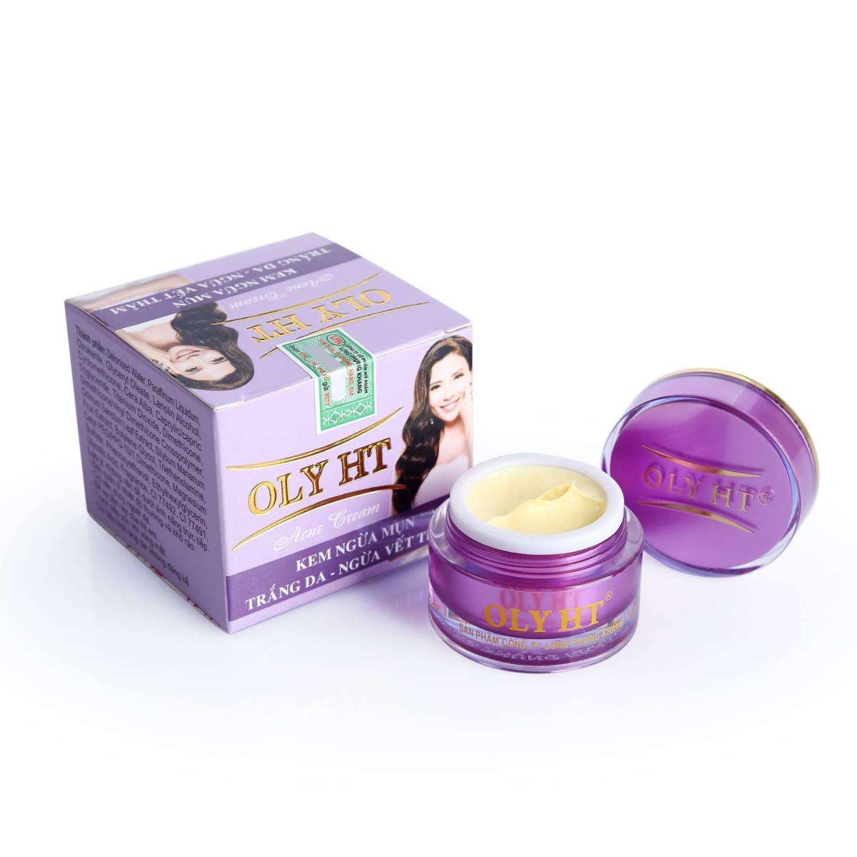 Kem ngừa mụn - trắng da - ngừa vết thâm oly ht 12g
