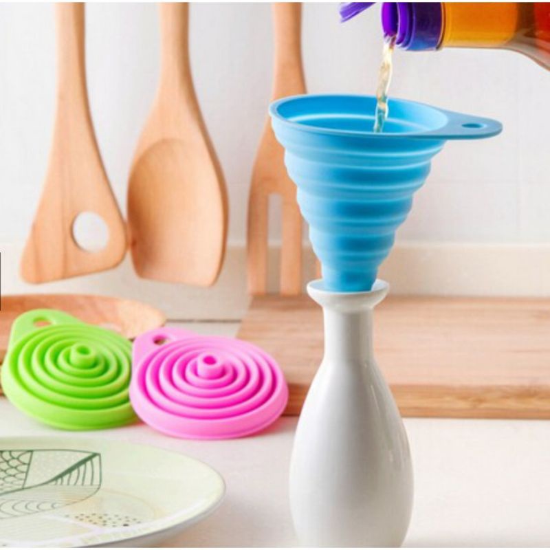 Phễu Bằng Silicone Gấp Gọn.