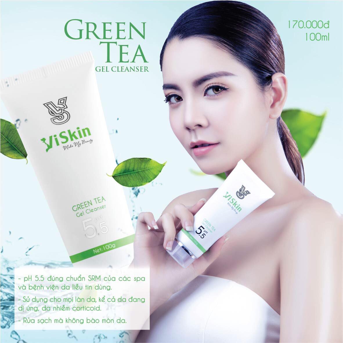 SỮA RỬA MẶT TRÀ XANH VISKIN - pH5.5