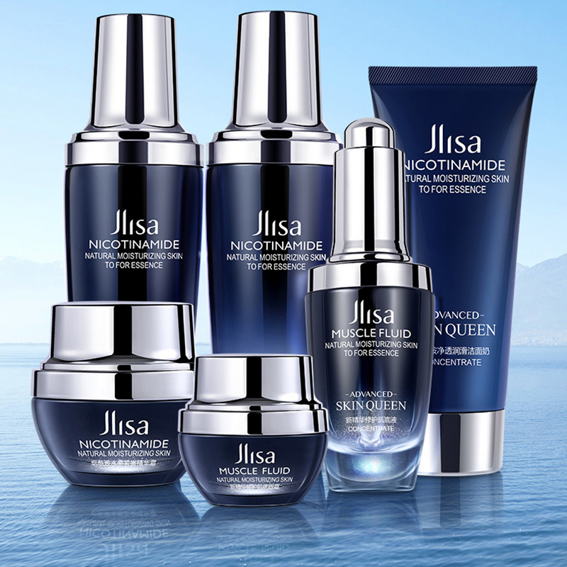 COMBO 6 Bộ dưỡng ẩm cao cấp Jlisa bộ mỹ phẩm，Trọn bộ 6，makeup set