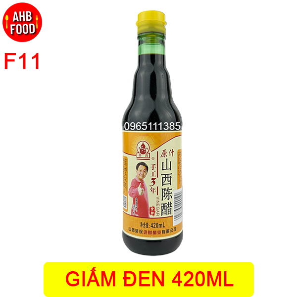 Giấm Đen Trung Quốc - Giấm Trần 420ml