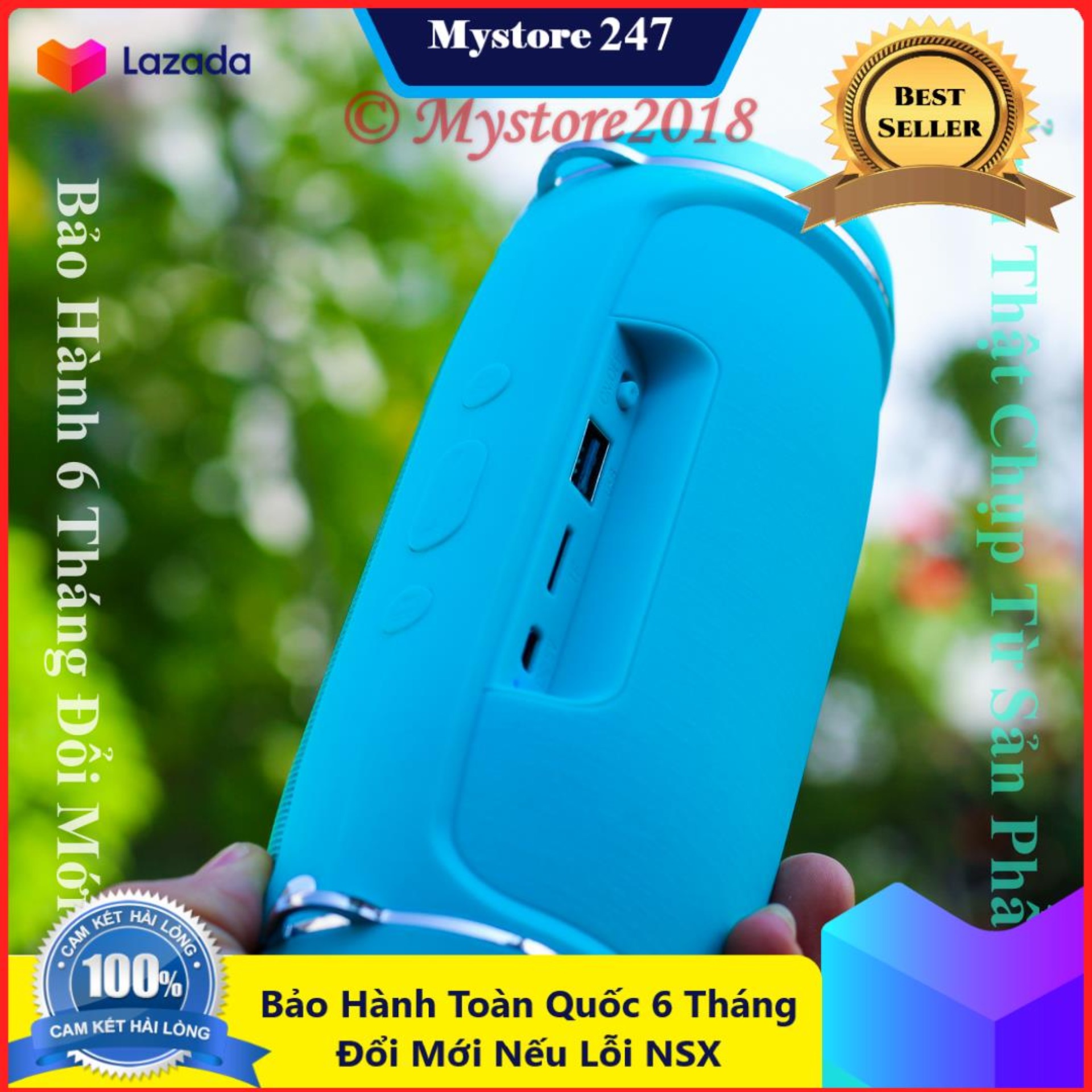 Loa bluetooth mini 3 âm thanh đỉnh cao, hàng cao cấp- pin trâu nghe siêu hay, bảo hành 6 tháng đổi mới bh 12tháng