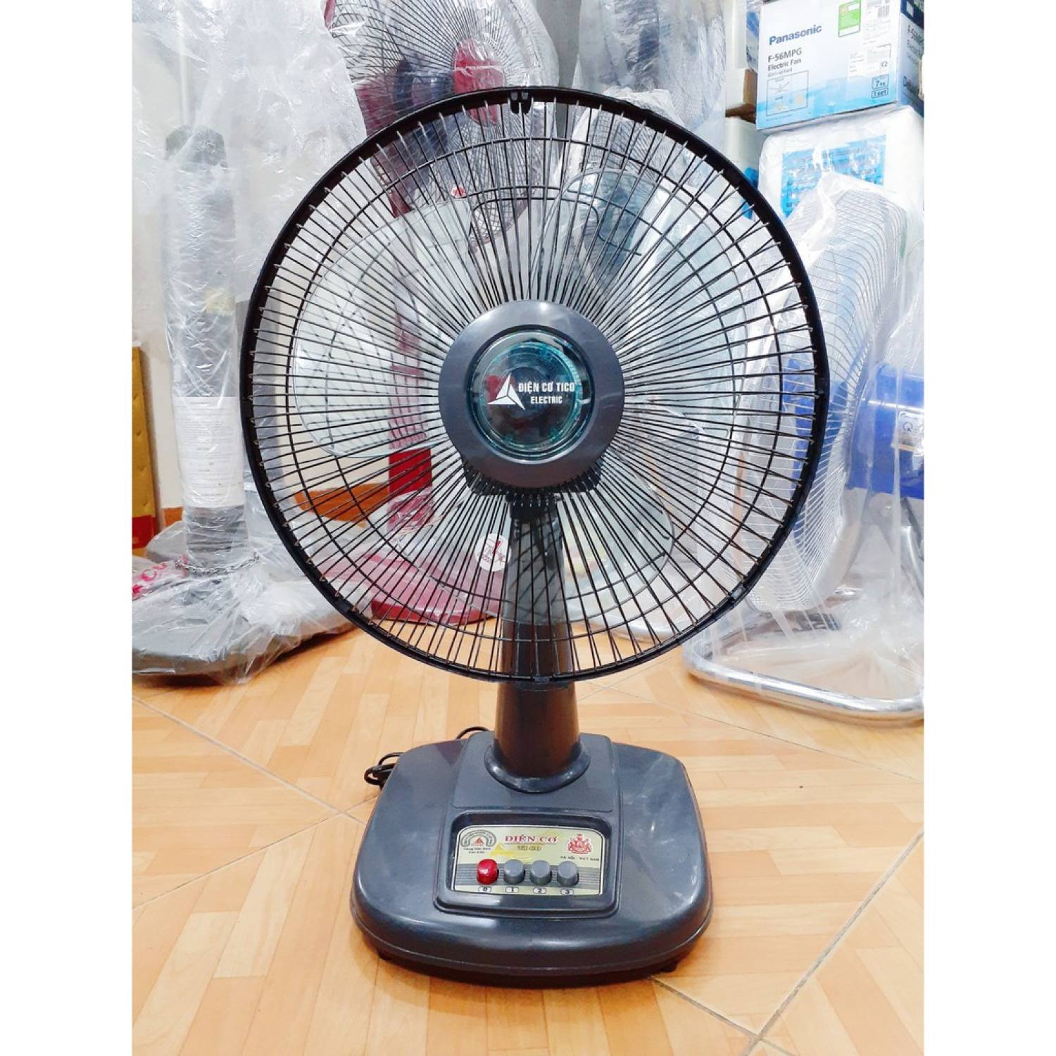 Quạt bàn điện cơ tico việt nhật b300-có ảnh thật sp