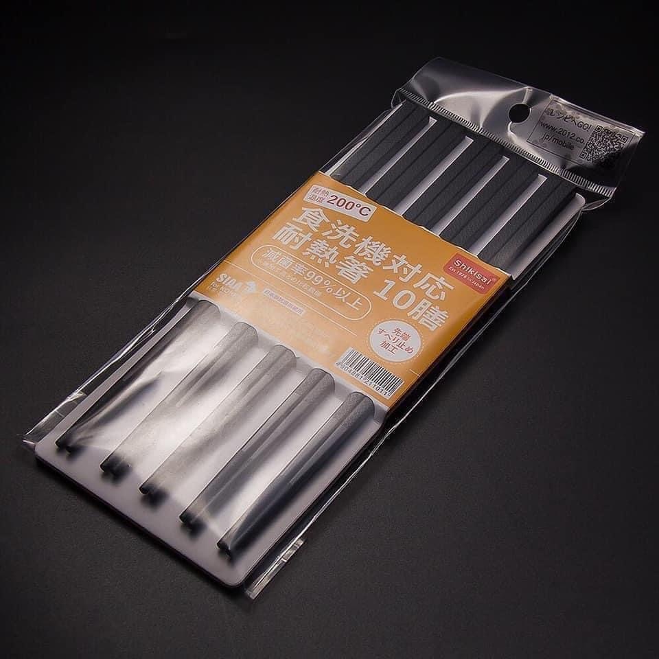 ☫ Đũa kháng khuẩn Shikisai Nhật Bản ( bộ 10 đôi)