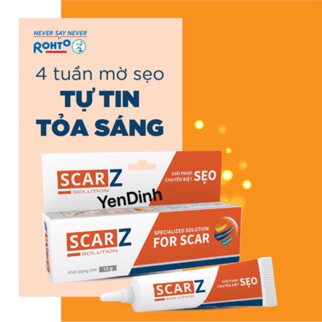 Sản phẩm chuyên biệt sẹo ScarZ 12g