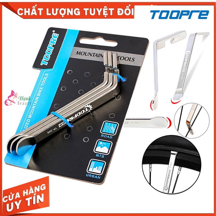 Bộ 3 dụng cụ móc lốp nạy vỏ xe đạp toopre