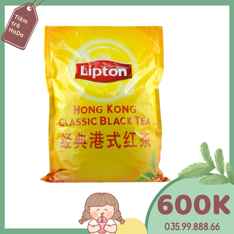 Trà Lipton Hong Kong Black Tea 2,2kg gói to vàng