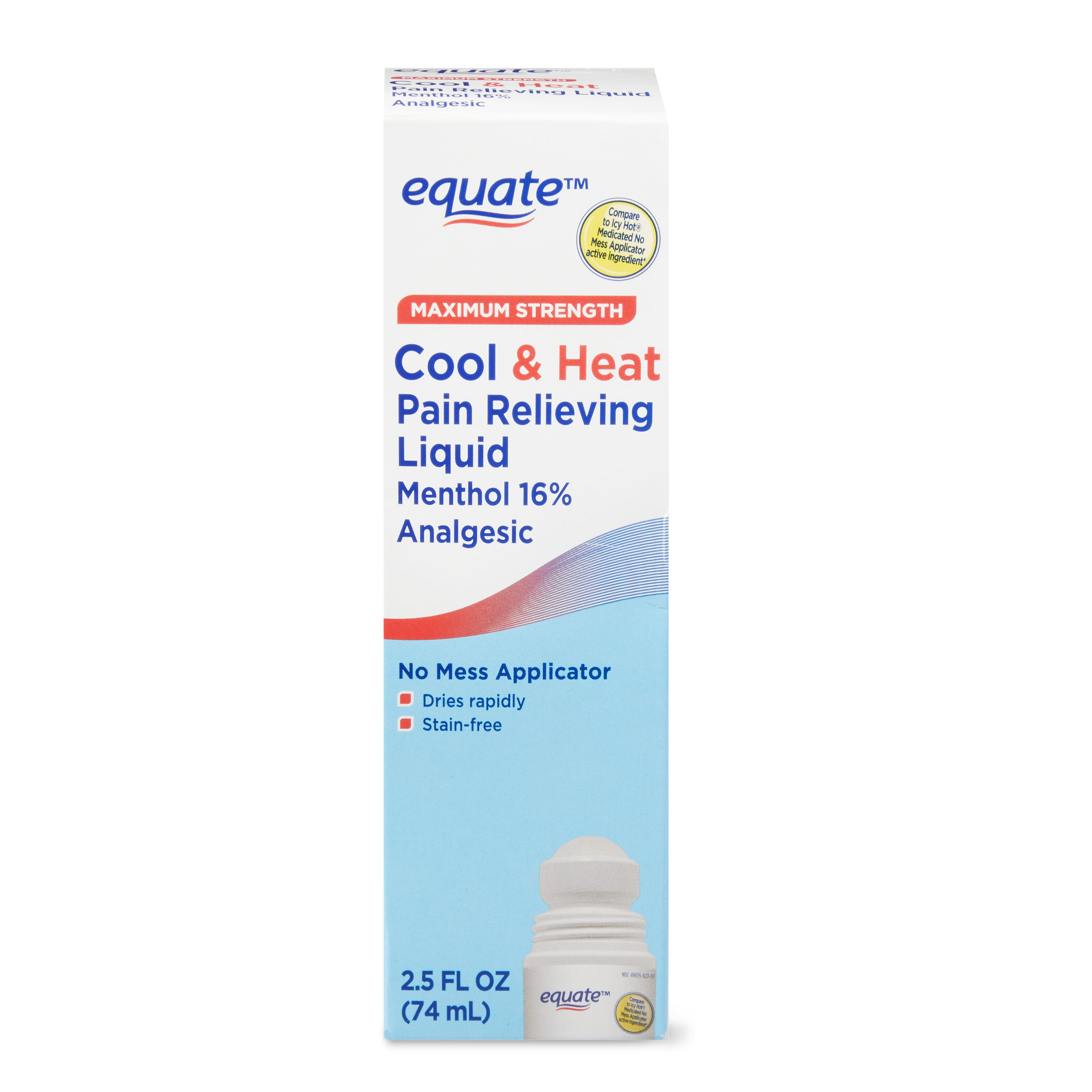 HCM Dầu Lăn Xoa Bóp Equate Cool And Heat Pain Relieving Liquid 74ml