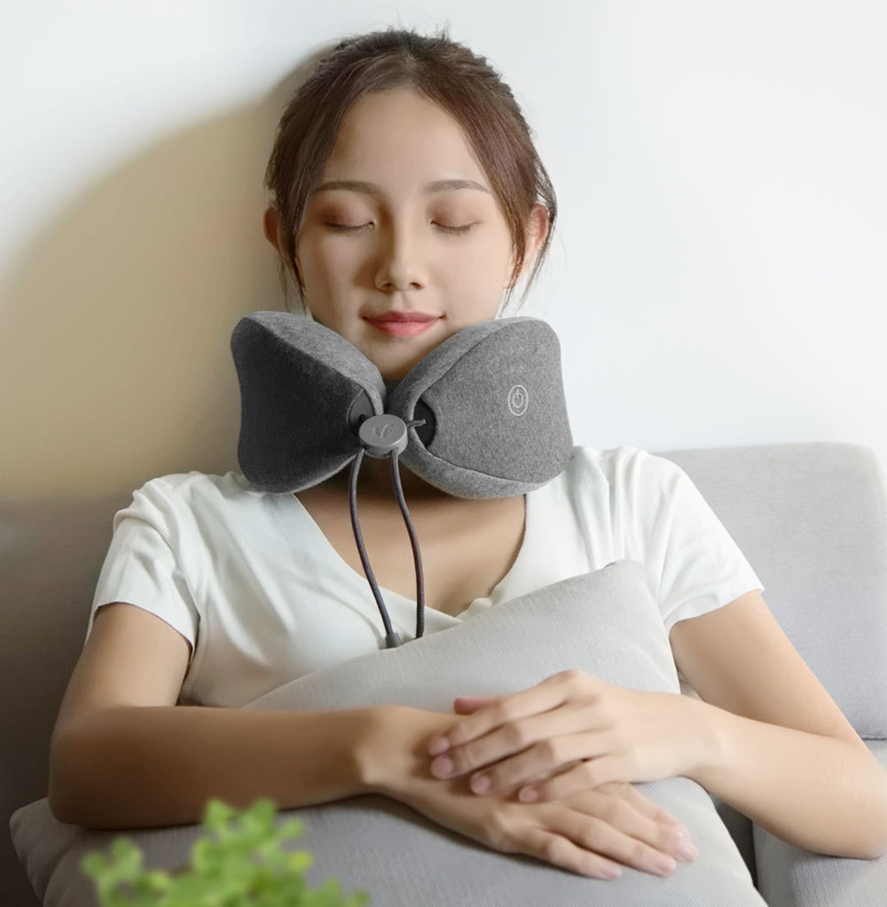Gối massage cổ hồng ngoại Xiaomi chống mỏi hình chữ U đa năng (Hàng chính hãng)