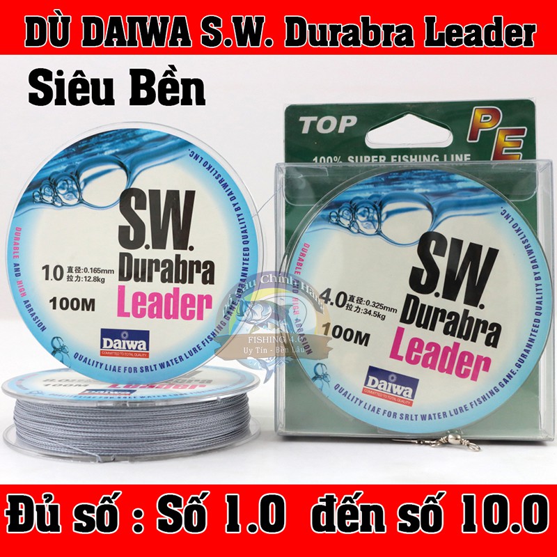 Dây dù câu cá sw đầy đủ số