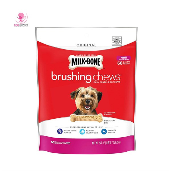 Xương gặm sạch răng hàng ngày cho chó con Brushing Chews - Dog Paradise