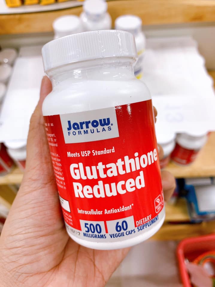 trắng da Glutathione Reduced Jarrow Formulas 60 viên