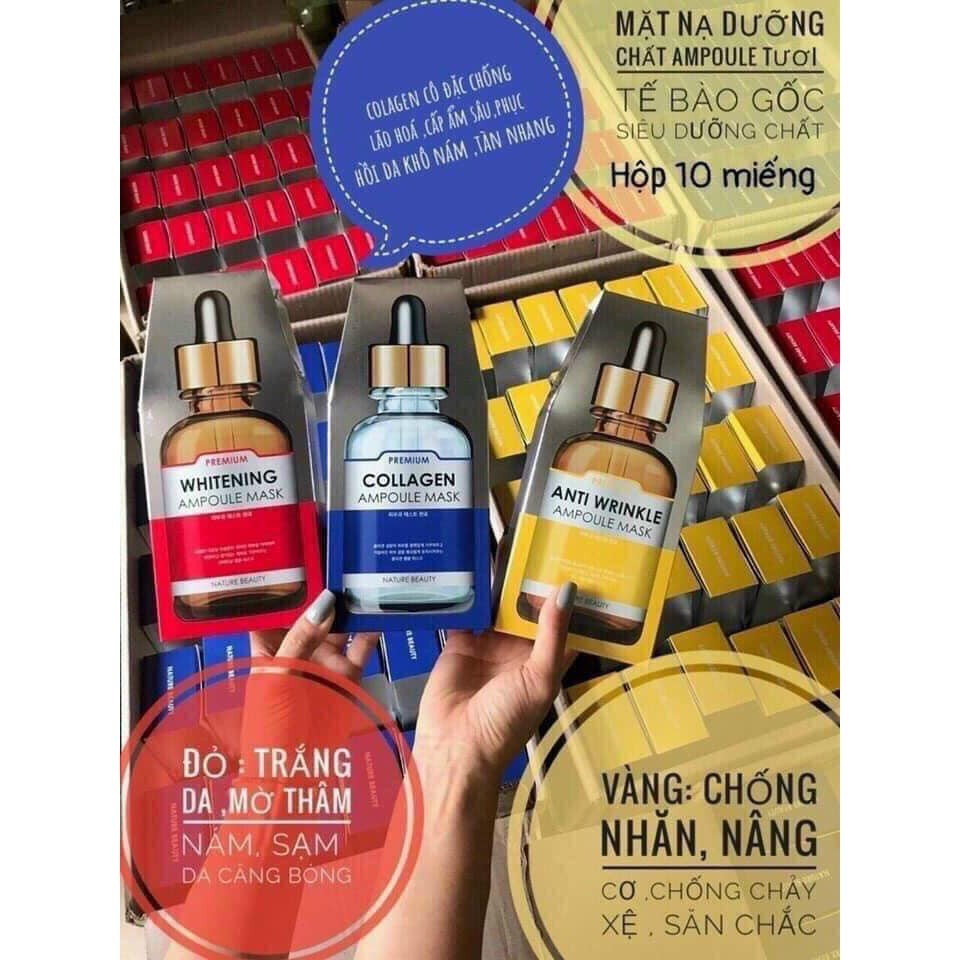 Mặt nạ tinh chất tế bào gốc nature beauty premium ampoule mask