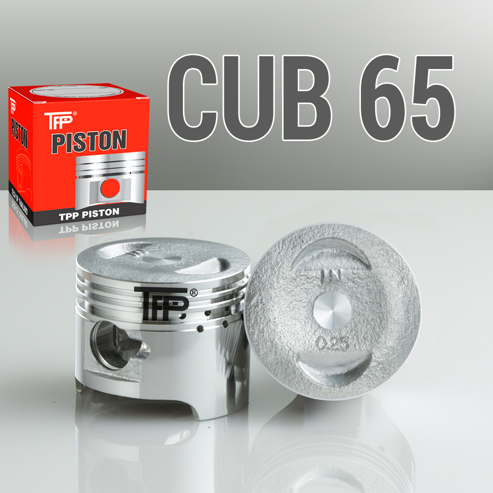 Gk65 cub 65 piston xe máy bạc ắc bộ lẻ, trái piston tpp, phụ kiện xe máy