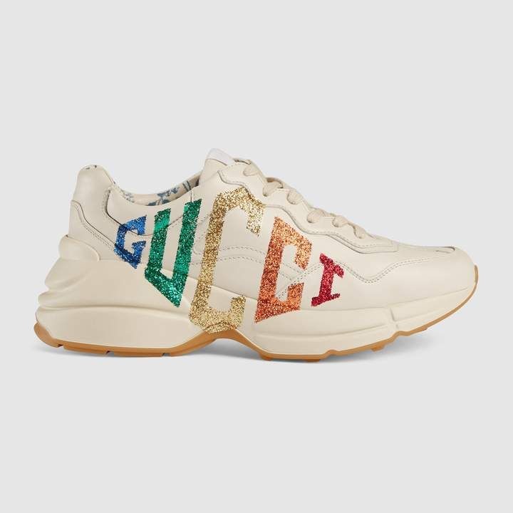 Giày sneakers nam nữ đẹp, giày gucci đủ màu (trơn, NY, 7 màu, ryhton), giày thể thao hợp thời tráng