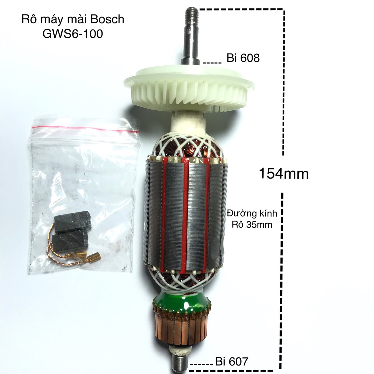 Rô máy mài B.OSCH GWS6-100 / tặng đôi chổi than