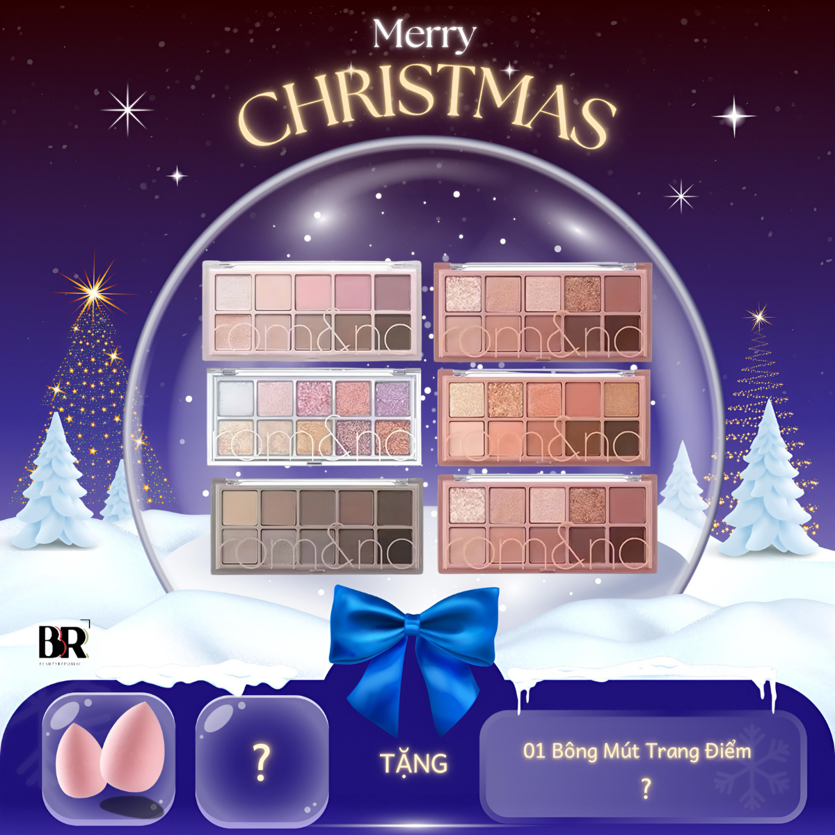 Bảng Phấn Mắt Romand 10 Màu Siêu Lấp Lánh Romand Better Than Eye Palette