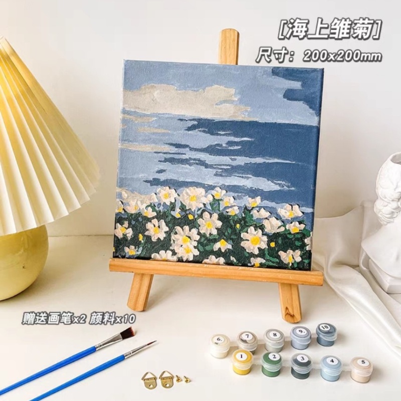 Tranh kĩ thuật số, tranh số hóa tự tô kích thước 20x20cm