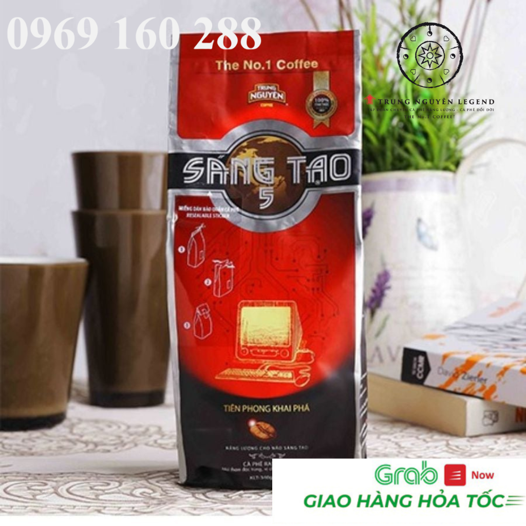 ( Free Ship MAX ) Cà Phê Pha Phin Sáng Tạo 5 Trung Nguyên - Gói 340gr