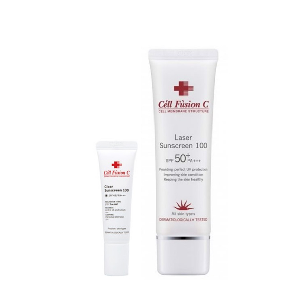 [HCM]Kem Chống Nắng Vật Lý Cell Fusion C - Toning Sunscreen - Laser Sunscreen - Clear Sunscreen 10ml - 30ml - 50ml