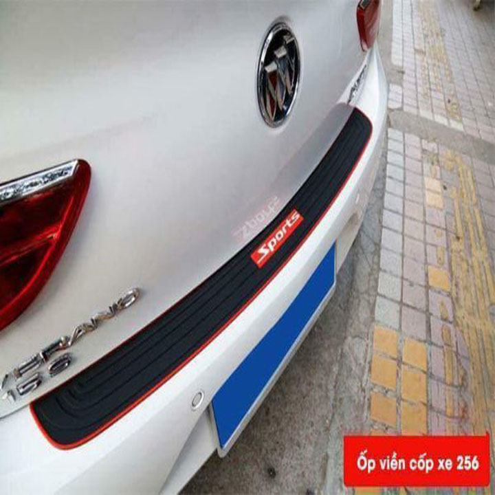 Nẹp chống chầy cốp xe Ô tô cao su dẻo