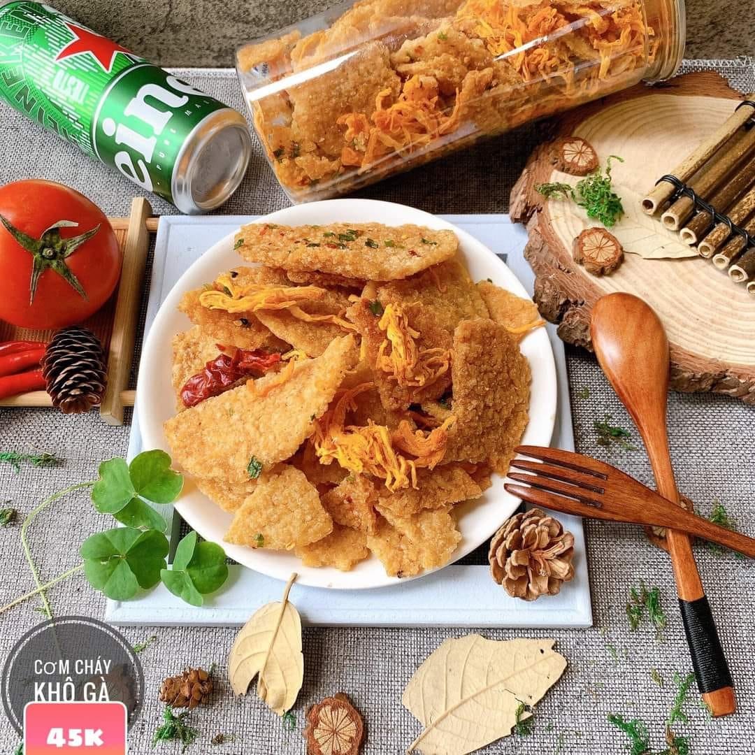 Cơm cháy khô gà combo 3h