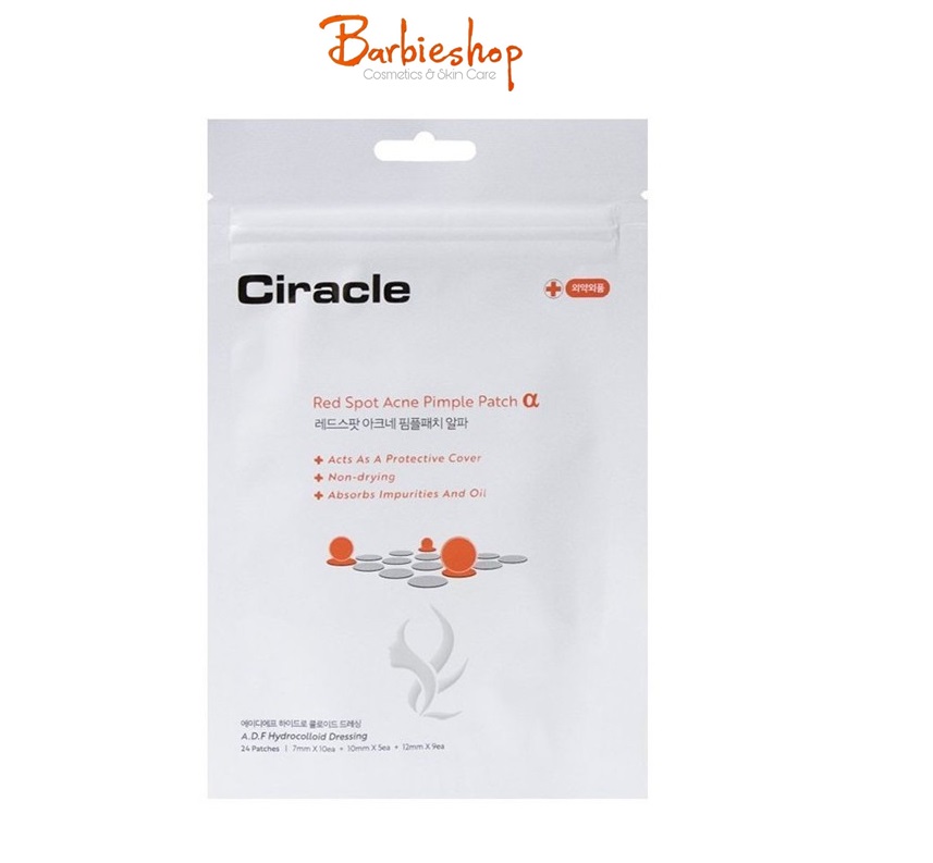 Miếng Dán Mụn Ciracle Red Spot Acne Pimple Patch 24 Miếng