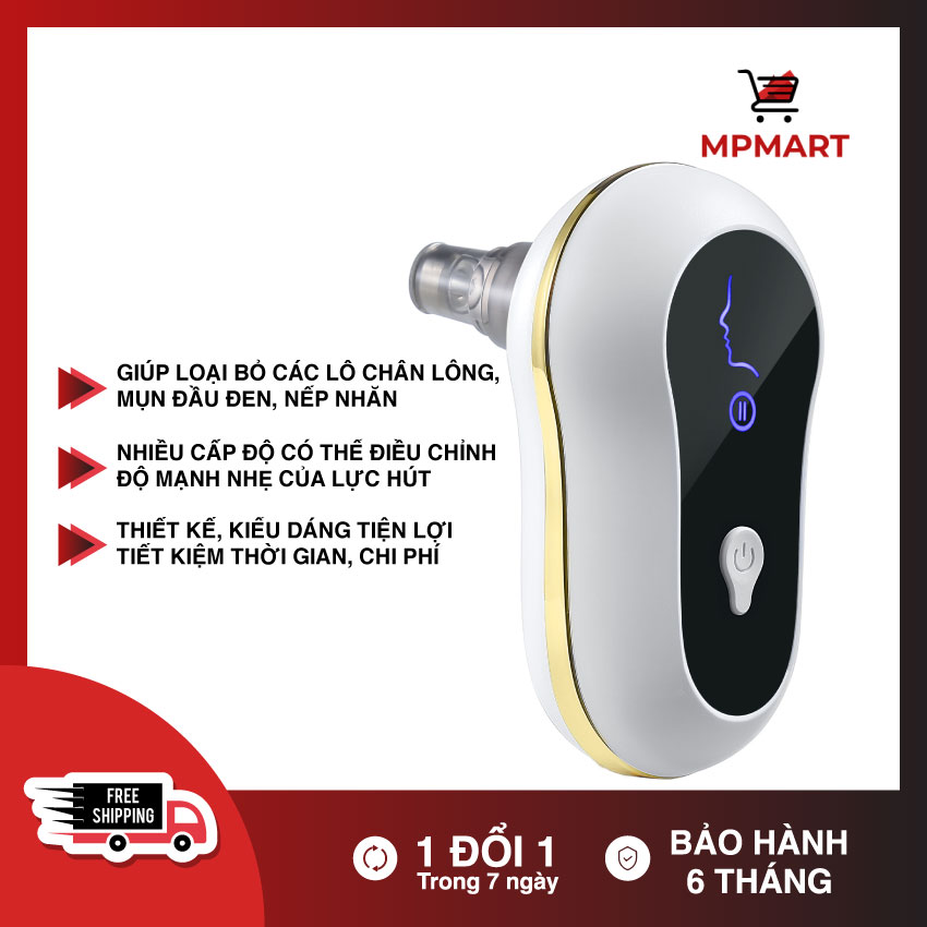 Máy Hút Mụn đầu Đen; Máy hút Mụn Cám mini. Hút Sạch Các Bã Nhờn. BẢo Hành 6 tháng bởi MPMART