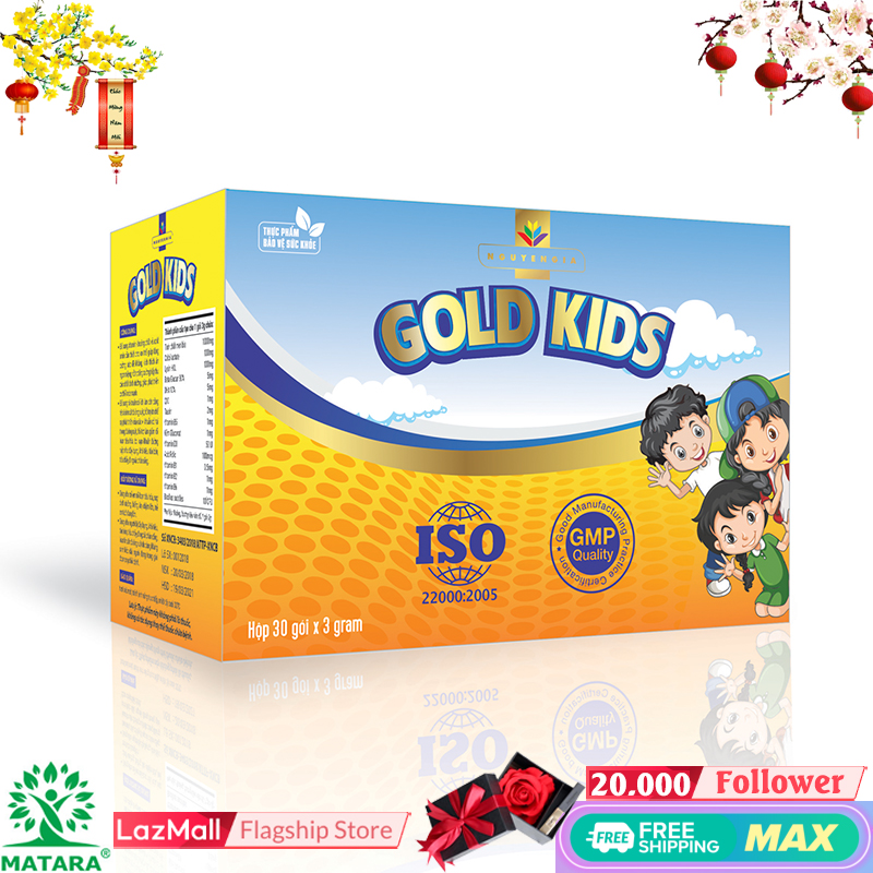 [TRẺ EM]-GOLD KIDS-MEN TIÊU HOÁ VÀ VITAMIN TỔNG HỢP CHO BÉ (TẶNG 10 KHẨU TRANG TRẺ EM HÀN QUỐC KF 94)
