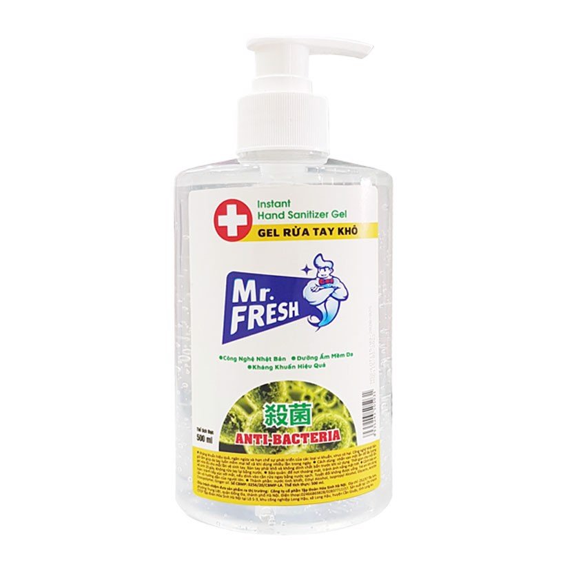 Gel rửa tay khô diệt khuẩn Mr.Fresh 500ml