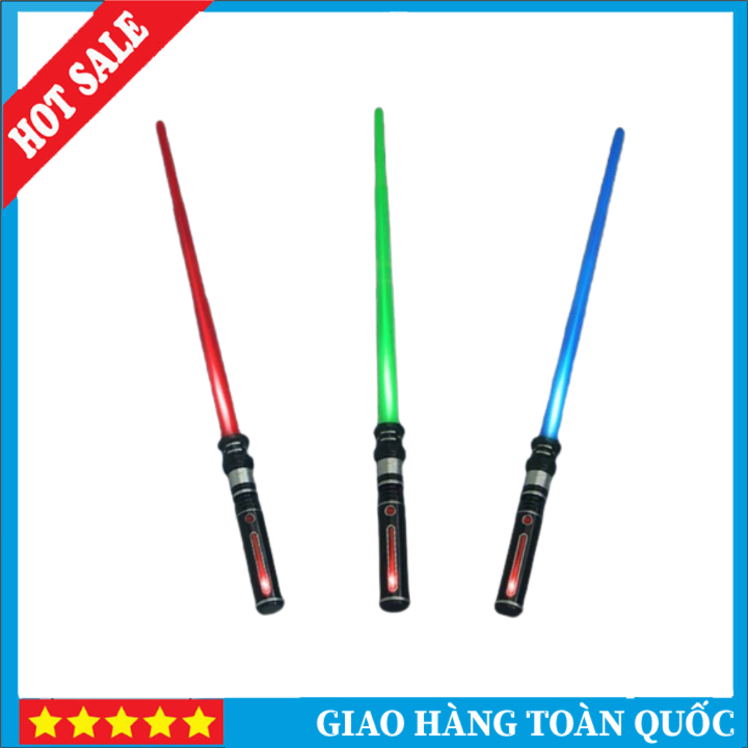 HOT Sét 2 Thanh Kiếm Laser mới Đồ chơi phát sáng cho trẻ em Star Wars 2 trong 1 có nhạc