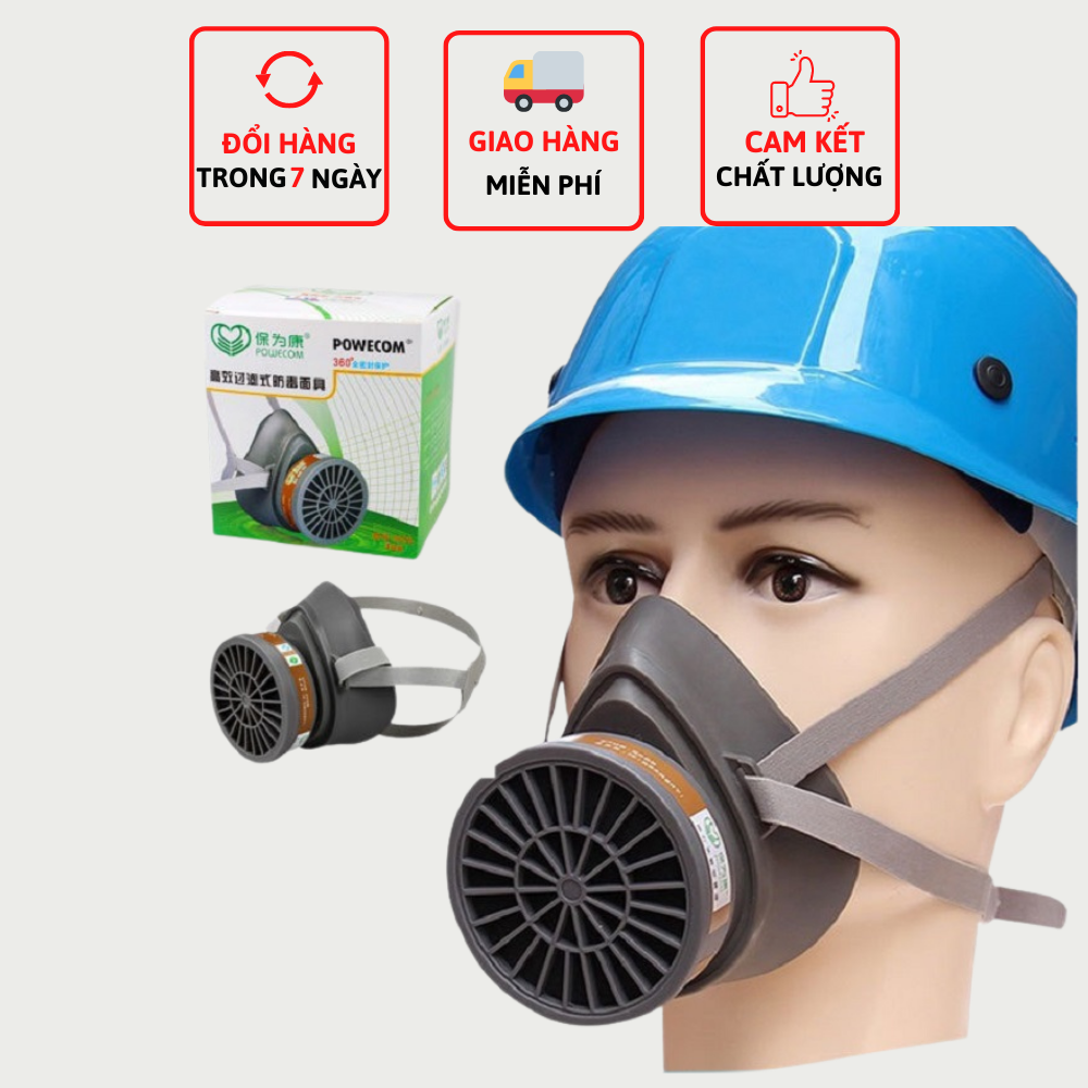Mặt nạ phòng độc, hóa chất chất liệu silicone mềm
