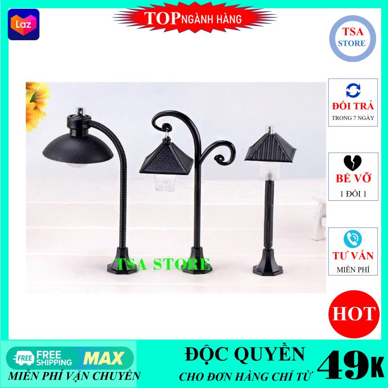 Tiểu cảnh mini Cột đèn phát sáng trang trí tiểu cảnh sen đá/chậu cây/terrarium/hồ cá/bonsai/hòn non bộ/sen đá/xương rồng TSA STORE