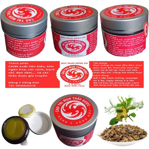 kem cao trị mụn thảo dược